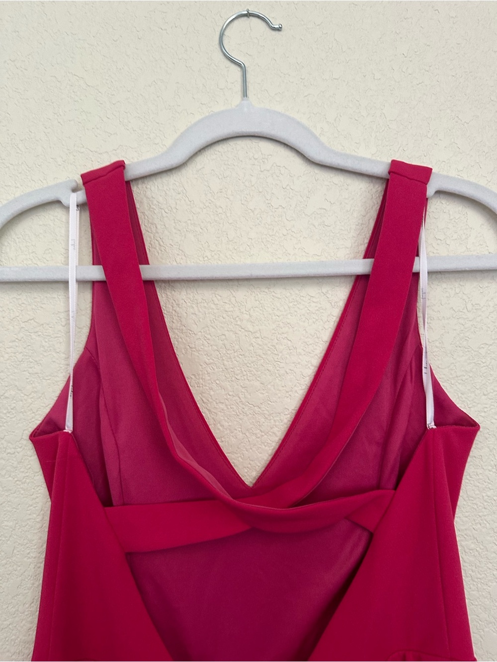 Lulus Pleased to Meet Me Magenta Backless Mermaid Maxi Dress Size Medium NWT - Picture 10 of 14